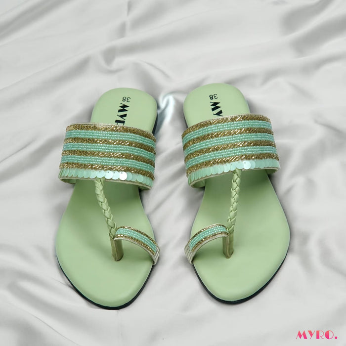 Ziya Mint Chappal - MYRO